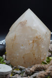 clear quartz crystal lamp