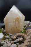 clear quartz crystal lamp