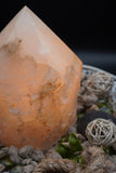 clear quartz crystal lamp