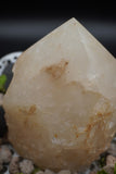 clear quartz crystal lamp