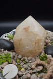 clear quartz crystal lamp