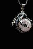 Dragon Claw Crystal Sphere with Rhinestones Necklace (Various Options)