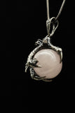 Dragon Claw Crystal Sphere with Rhinestones Necklace (Various Options)