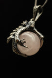 Dragon Claw Crystal Sphere with Rhinestones Necklace (Various Options)