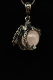 Dragon Claw Crystal Sphere with Rhinestones Necklace (Various Options)