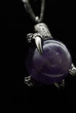 Dragon Claw Crystal Sphere with Rhinestones Necklace (Various Options)