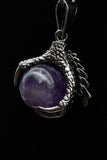 Dragon Claw Crystal Sphere with Rhinestones Necklace (Various Options)
