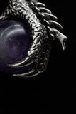 Dragon Claw Crystal Sphere with Rhinestones Necklace (Various Options)