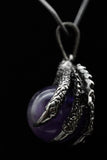 Dragon Claw Crystal Sphere with Rhinestones Necklace (Various Options)