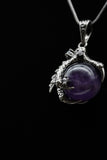 Dragon Claw Crystal Sphere with Rhinestones Necklace (Various Options)
