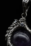 Dragon Claw Crystal Sphere with Rhinestones Necklace (Various Options)
