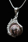 Dragon Claw Crystal Sphere with Rhinestones Necklace (Various Options)