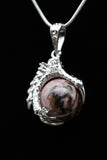 Dragon Claw Crystal Sphere with Rhinestones Necklace (Various Options)