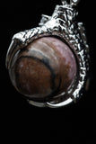 Dragon Claw Crystal Sphere with Rhinestones Necklace (Various Options)