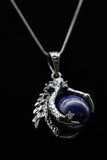 Dragon Claw Crystal Sphere with Rhinestones Necklace (Various Options)