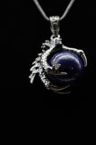Dragon Claw Crystal Sphere with Rhinestones Necklace (Various Options)