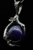 Dragon Claw Crystal Sphere with Rhinestones Necklace (Various Options)
