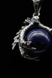 Dragon Claw Crystal Sphere with Rhinestones Necklace (Various Options)