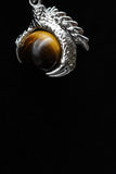 Dragon Claw Crystal Sphere with Rhinestones Necklace (Various Options)