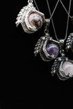 Dragon Claw Crystal Sphere with Rhinestones Necklace (Various Options)
