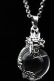Whole Dragon Crystal Sphere with Necklace (Various Options)