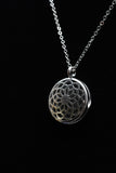 Om Tree of Life Flower of Life Fairy Pentagram Symbol Crystal Gemstone Lockets