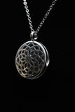 Om Tree of Life Flower of Life Fairy Pentagram Symbol Crystal Gemstone Lockets