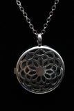 Om Tree of Life Flower of Life Fairy Pentagram Symbol Crystal Gemstone Lockets