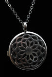 Om Tree of Life Flower of Life Fairy Pentagram Symbol Crystal Gemstone Lockets
