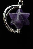 Merkaba Sacred Geometry Crystal Pendant Necklace (Various Options)