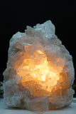 Milky Quartz Cluster and Clear Quartz Crystal Lamps (several options)
