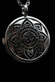 Om Tree of Life Flower of Life Fairy Pentagram Symbol Crystal Gemstone Lockets