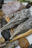 White Stage Palo Santo Stick Smudging Clear Negative Energy Incense