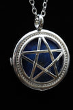 Om Tree of Life Flower of Life Fairy Pentagram Symbol Crystal Gemstone Lockets