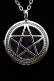 Om Tree of Life Flower of Life Fairy Pentagram Symbol Crystal Gemstone Lockets