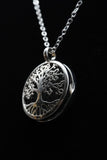 Om Tree of Life Flower of Life Fairy Pentagram Symbol Crystal Gemstone Lockets