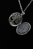 Om Tree of Life Flower of Life Fairy Pentagram Symbol Crystal Gemstone Lockets