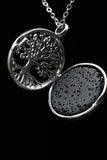 Om Tree of Life Flower of Life Fairy Pentagram Symbol Crystal Gemstone Lockets