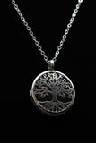 Om Tree of Life Flower of Life Fairy Pentagram Symbol Crystal Gemstone Lockets
