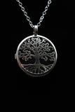 Om Tree of Life Flower of Life Fairy Pentagram Symbol Crystal Gemstone Lockets