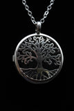Om Tree of Life Flower of Life Fairy Pentagram Symbol Crystal Gemstone Lockets