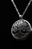 Om Tree of Life Flower of Life Fairy Pentagram Symbol Crystal Gemstone Lockets